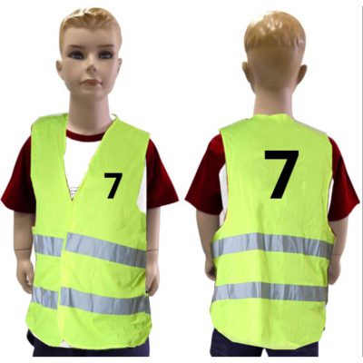 אפוד זוהר לילדים ממותג