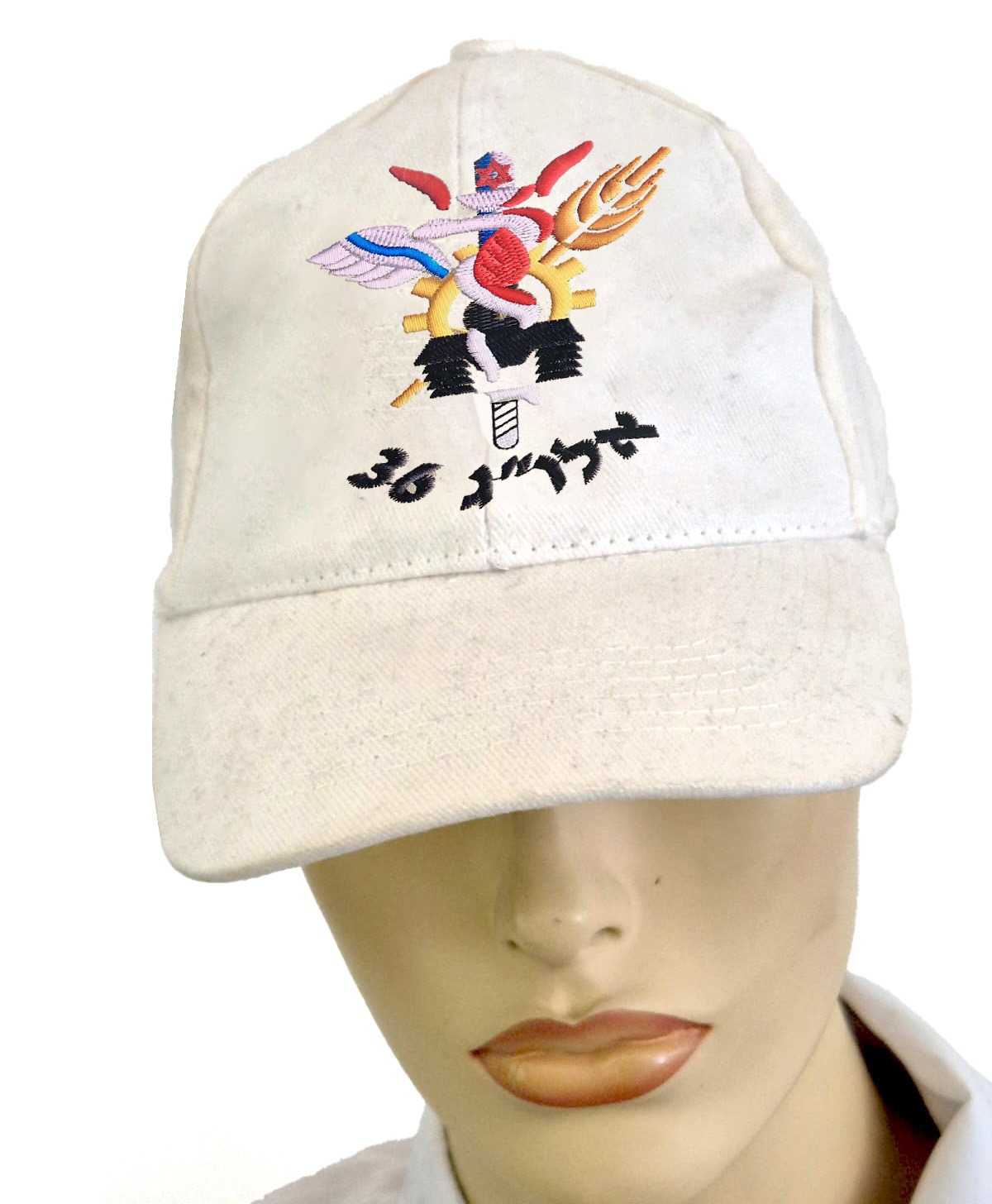 כובע מצחייה לגבר רקום