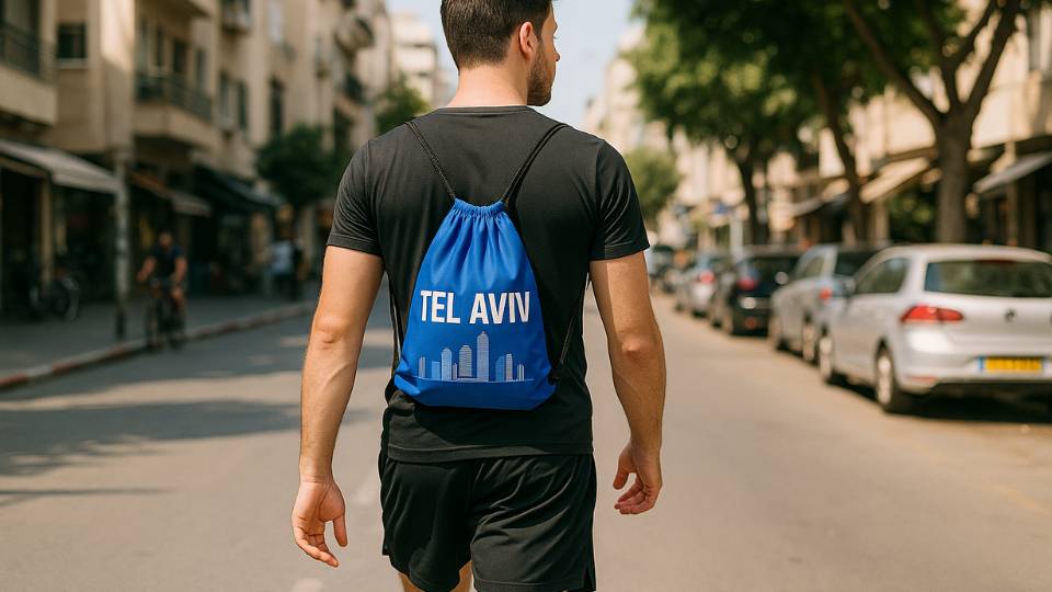 תיק שרוך ממותג