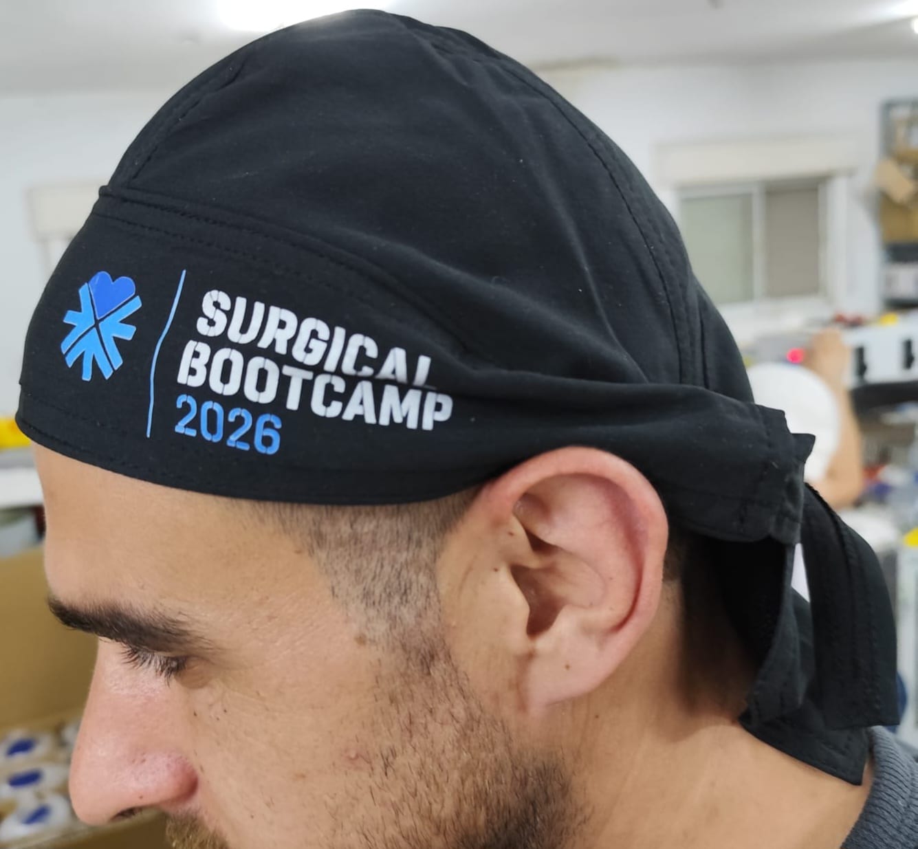 הדפסה על כובעי מנתחים הדפסה על כובעי מנתחים