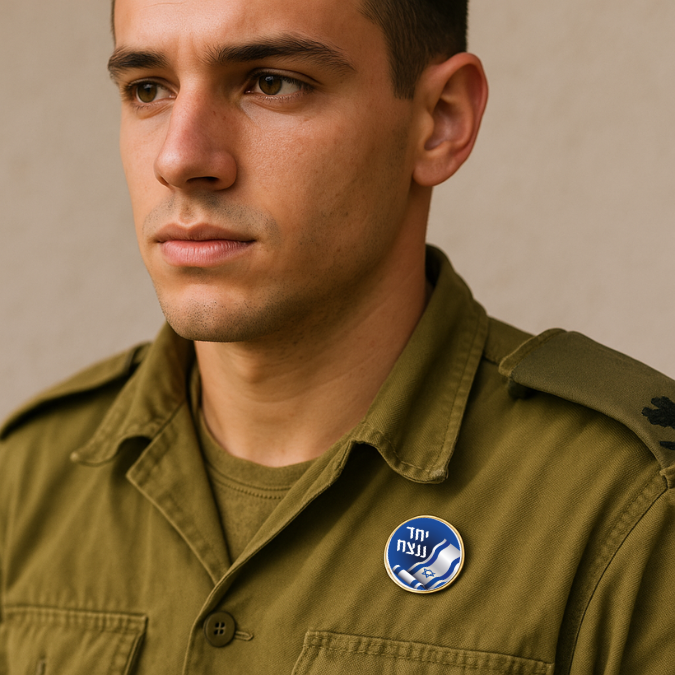 סיכת דש מתכת ממותגת לארגונים, חברות, טקסים ואירועים