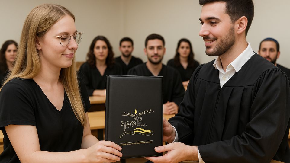 כריכת סקאי לתעודות