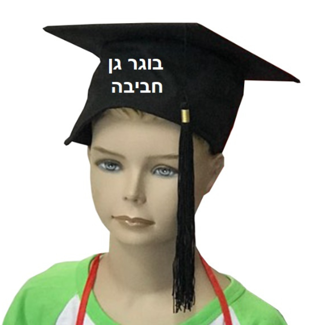 כובע סיום שנת לימודים בגני ילדים כובע סיום שנת לימודים בגני ילדים