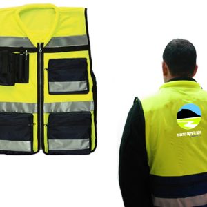 אפוד בטיחות עם כיסים אפוד בטיחות עם כיסים